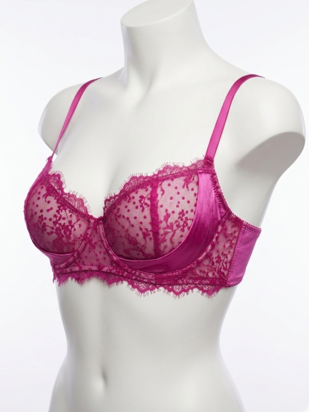 Victoria’s Secret Push-Up Bra – Size 32D | No Padding | Lace Luxe |